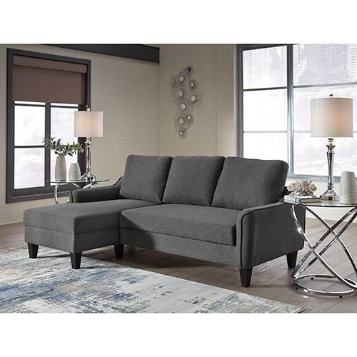 Signature Design By Ashley Jarreau Gray Sofa Chaise Sleeper